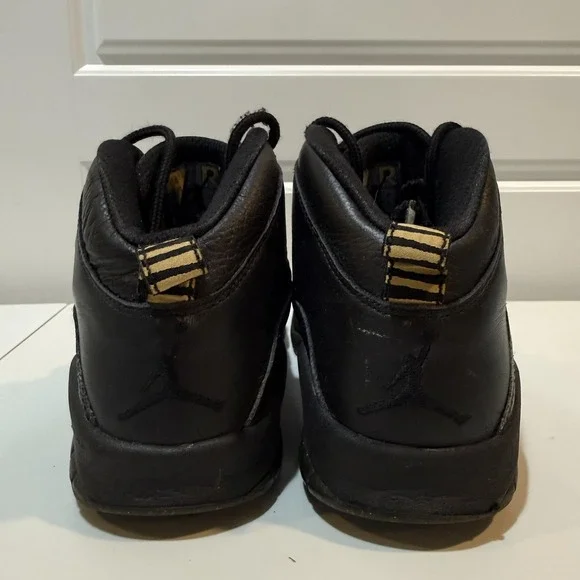 Jordan Air Jordan 10 Retro NYC Shoes Mens Size 8 Black Basketball 310805-012 - Picture 4 of 7